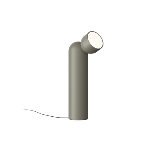 Vibia+Plusminus Solo LED 4,2W 374lm 2700K CRI>90, hämardatav Push dim, põrandavalgusti, rohekashall